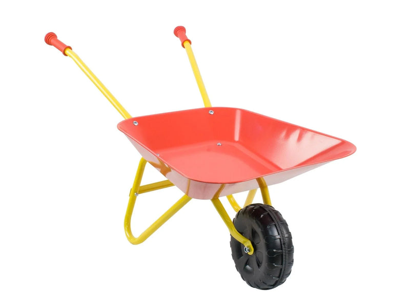 Happy Summer Wheel Barrow Red
