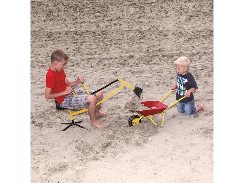 Happy Summer Wheel Barrow Red