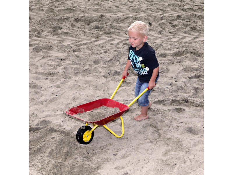 Happy Summer Wheel Barrow Red