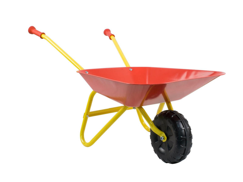 Happy Summer Wheel Barrow Red
