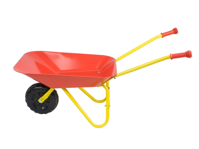 Happy Summer Wheel Barrow Red