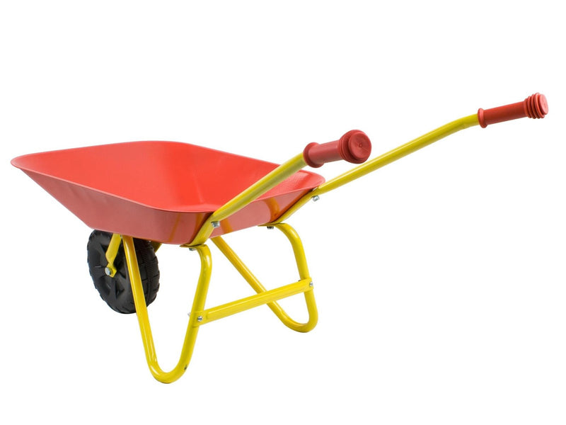 Happy Summer Wheel Barrow Red