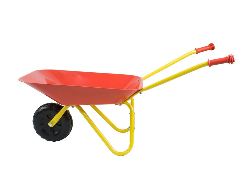 Happy Summer Wheel Barrow Red