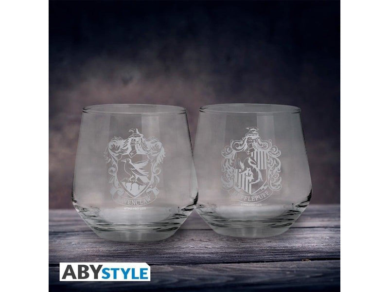 Harry Potter - 2 Glass Set Ravenclaw & Hufflepuff EUROPE x2 - Glas