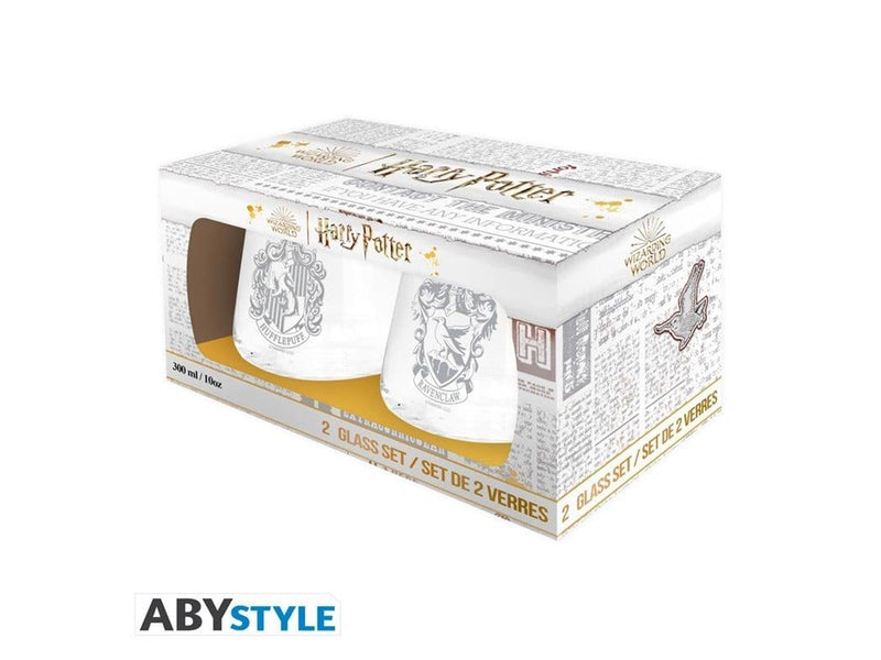 Harry Potter - 2 Glass Set Ravenclaw & Hufflepuff EUROPE x2 - Glas