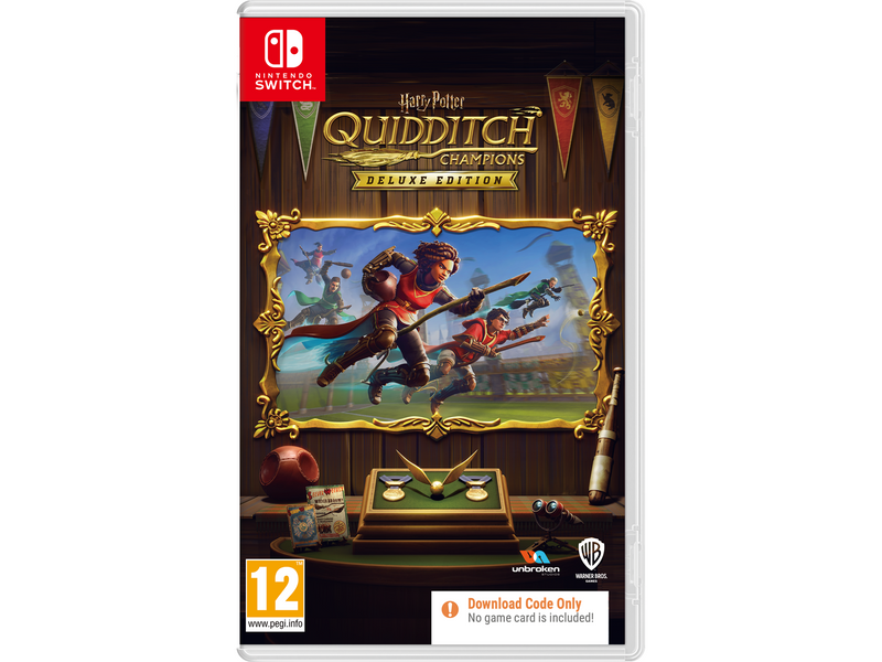 Harry Potter: Quidditch Champions (Deluxe Edition) - Code in a Box - Nintendo Switch - Sport - PEGI 12