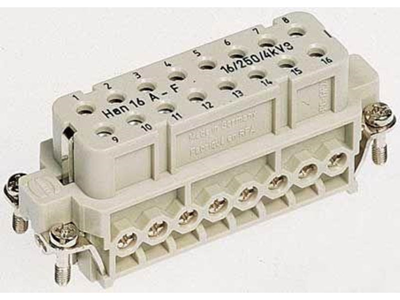 Harting Han A 16 pos female insert screw