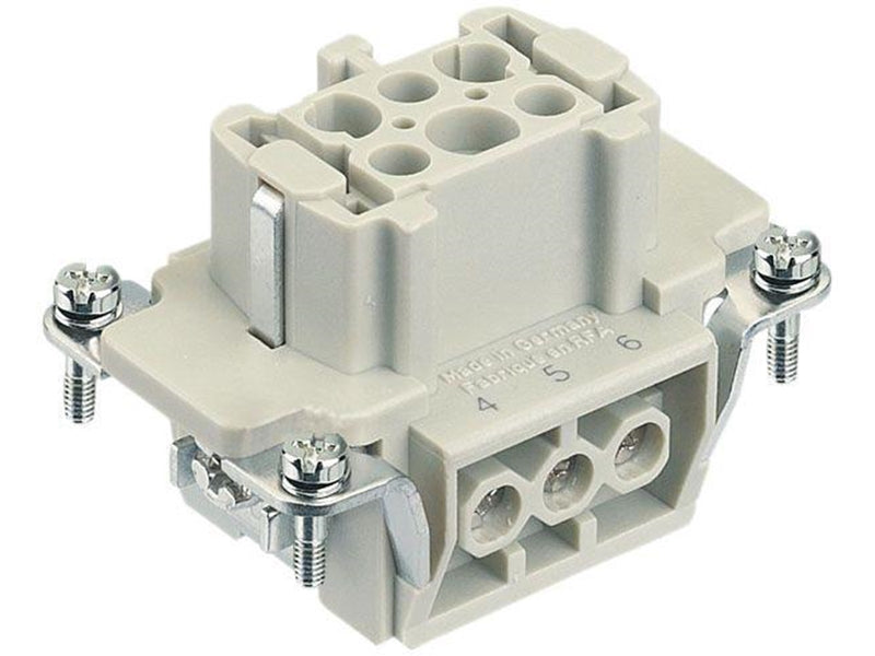 Harting Han E 06 pos female insert screw