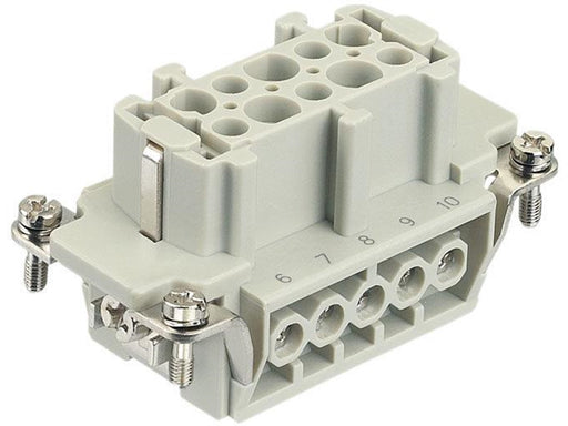 Harting Han E 10 pos female insert screw