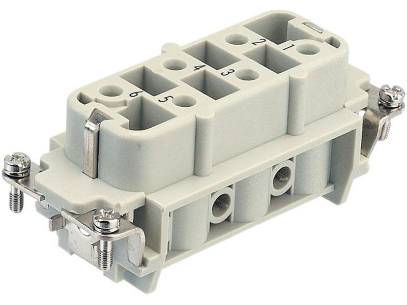 Harting Han HSB 06 pos female insert screw