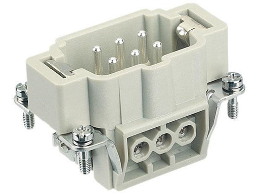 Harting Han e 06 pos male insert screw