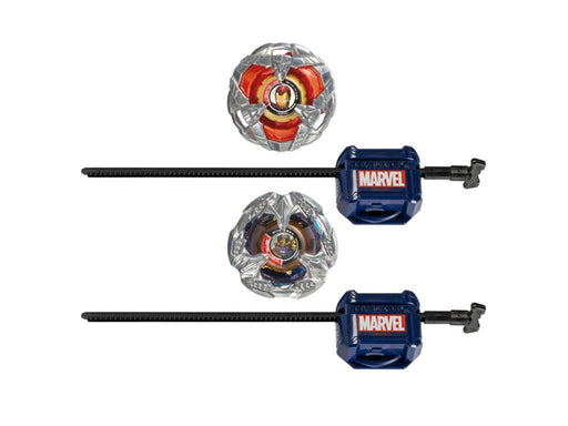 Hasbro Beyblade X Marvel Collab Iron Man 4-80B vs. Thanos 4-60B