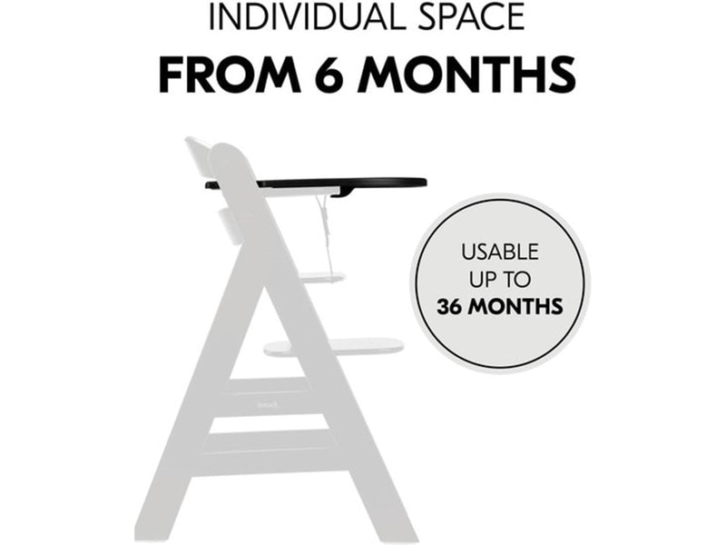 Hauck Alpha Click Tray high chair tray Black