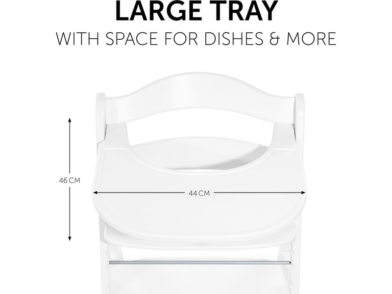 Hauck Alpha Click Tray high chair tray White