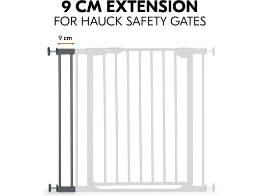 Hauck Safety Gate Extension 9 cm dark grey
