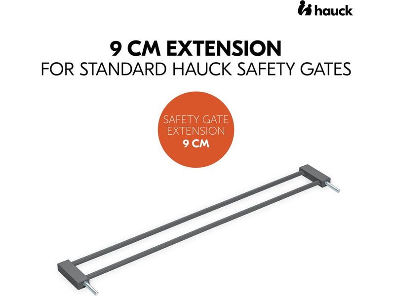 Hauck Safety Gate Extension 9 cm dark grey
