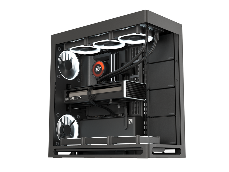 Havn HS 420 Black - Gehäuse - Miditower - Schwarz