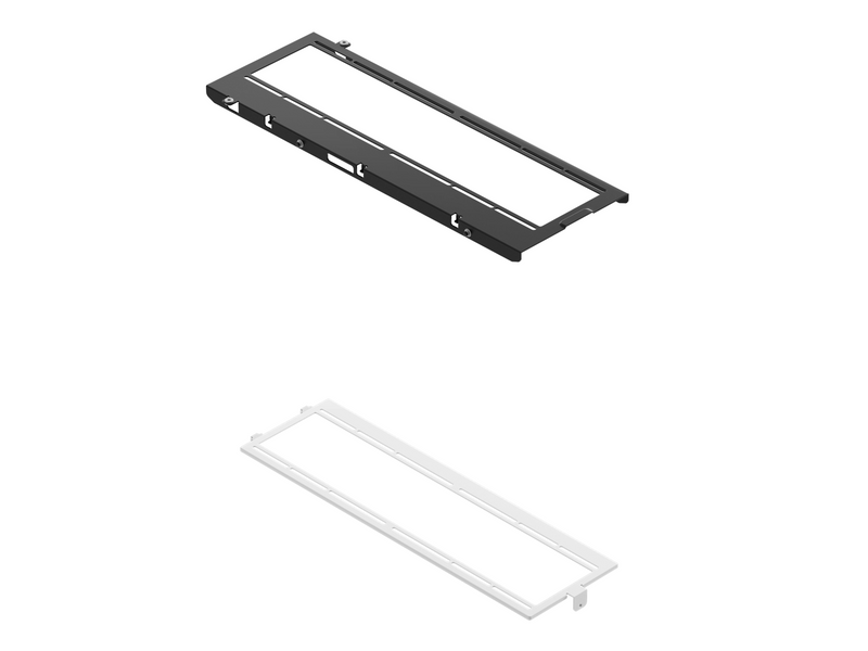 Havn HS 420 Fan Brackets for 360mm Radiator - White