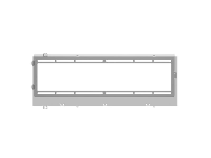 Havn HS 420 Fan Brackets for 360mm Radiator - White