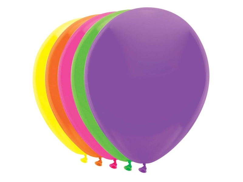 Haza Witbaard Balloons 5 Neon Colors 10 pcs.