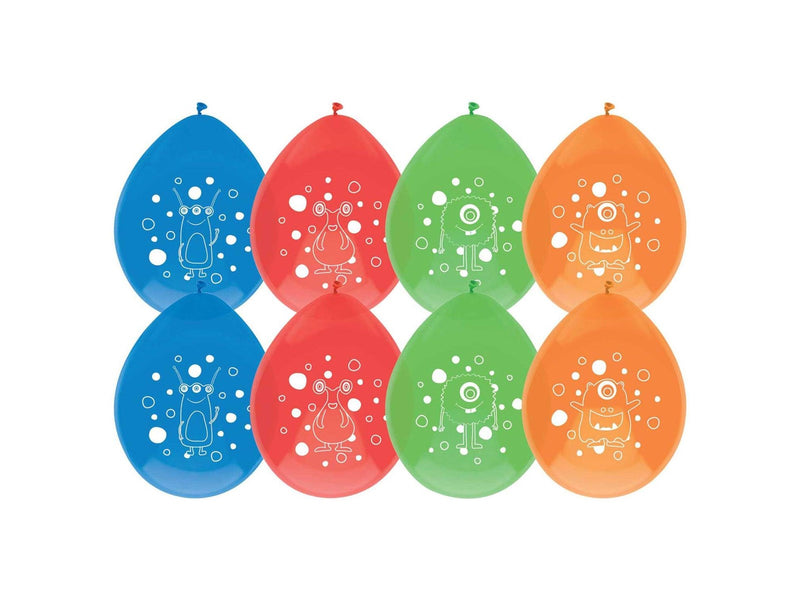 Haza Witbaard Balloons Monster Party 8pcs.