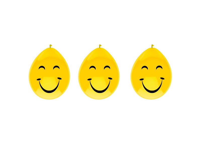 Haza Witbaard Balloons smiley face 6pcs.