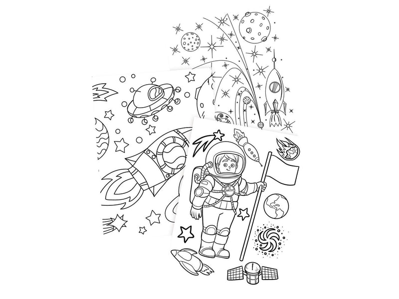 Haza Witbaard Coloring book Space