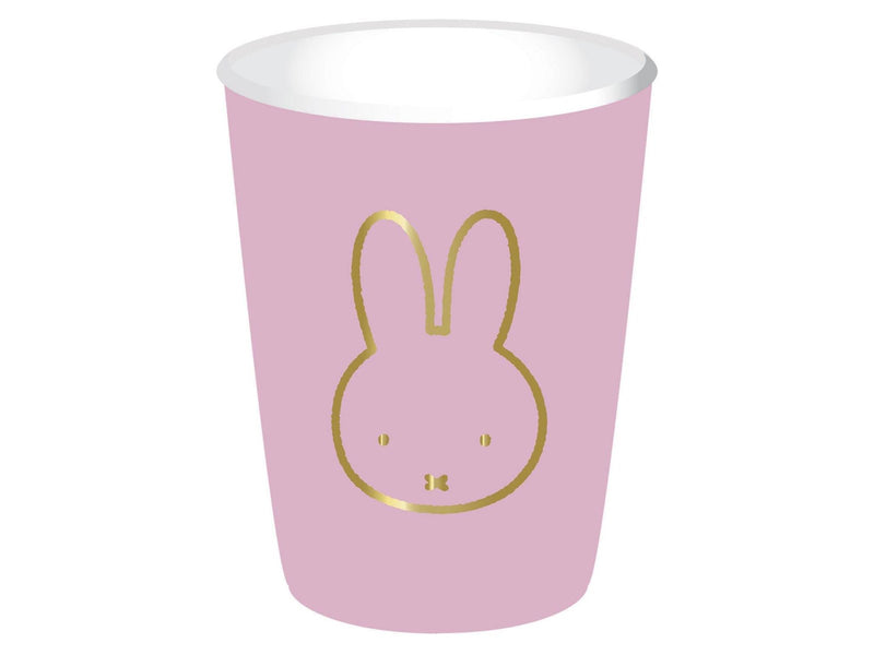 Haza Witbaard Cups Miffy Pink 8 pcs.