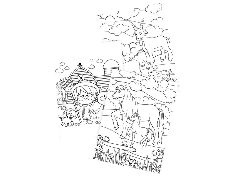 Haza Witbaard - Farm Coloring Book