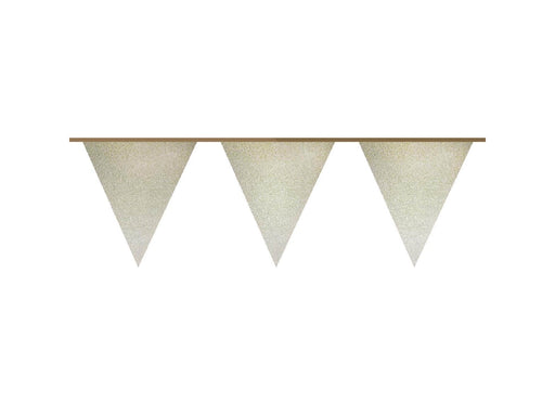 Haza Witbaard Flag line Gold Glitter 6mtr.