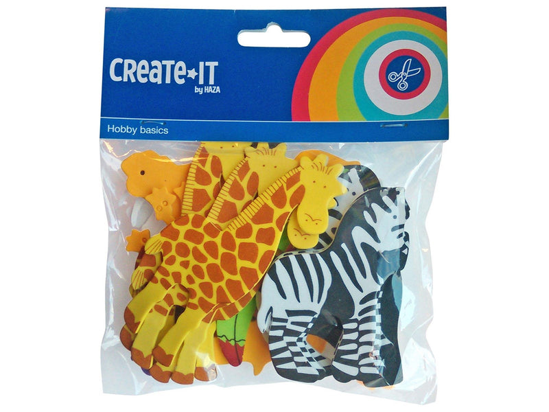 Haza Witbaard Foam stickers Animals 32 pcs.