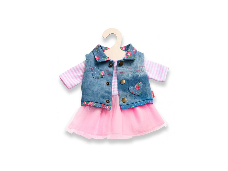 Heless Doll dress with waistcoat 35-45 cm