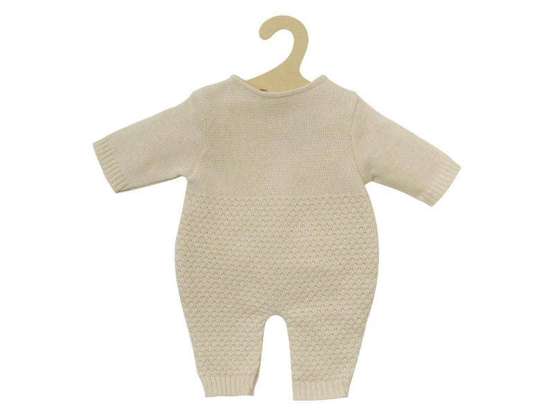 Heless Dolls Knit Overall Ecru 35-45 cm