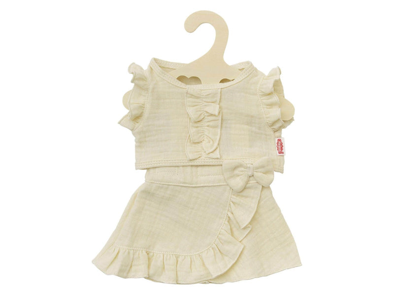 Heless Dolls Wrap Skirt Ecru with Ruffles 35-45 cm