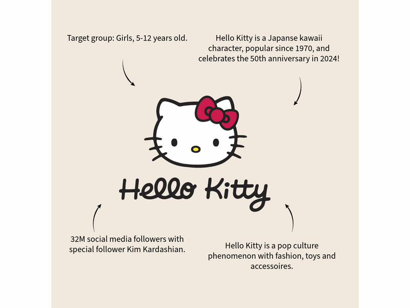 Hello Kitty Trolley suitcase  Voyage Vibes