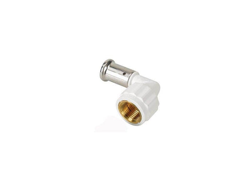 Henco bent 90° female iron adapter 16 mm x 12