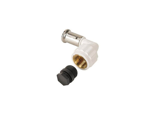 Henco bent 90° female iron adapter 32x1