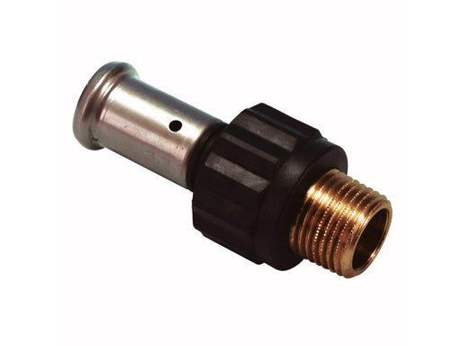 Henco straight male iron adapter 40 mm x 114