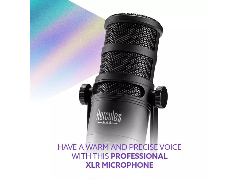 Hercules Stream Essentials Kit XLR (Stream 200 + XLR Microphone)