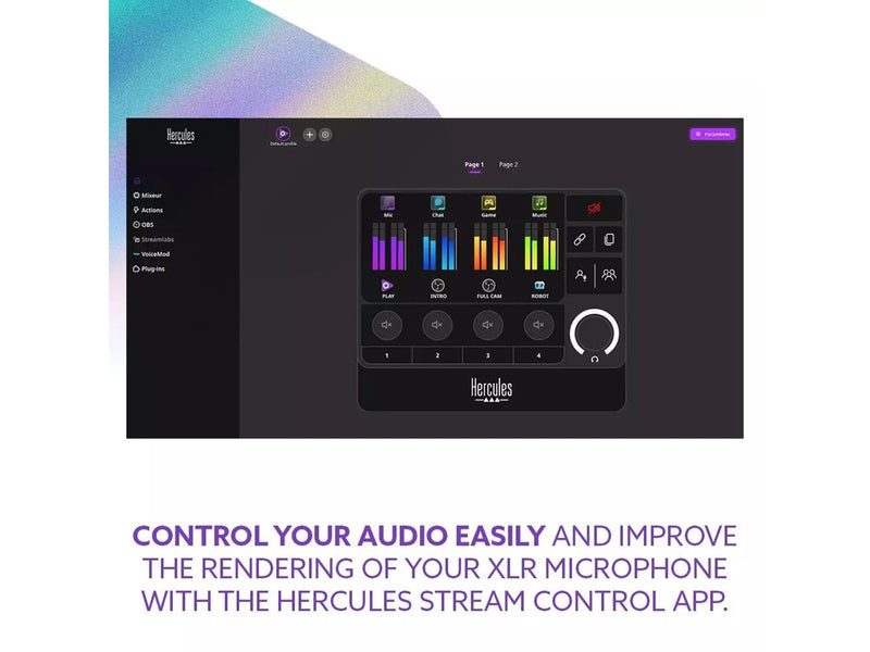 Hercules Stream Essentials Kit XLR (Stream 200 + XLR Microphone)