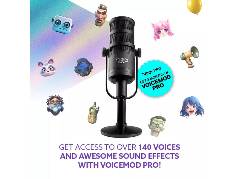 Hercules Stream Essentials Kit XLR (Stream 200 + XLR Microphone)