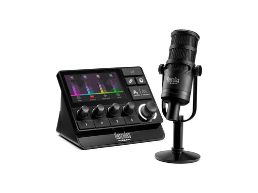 Hercules Stream Essentials Kit XLR (Stream 200 + XLR Microphone)