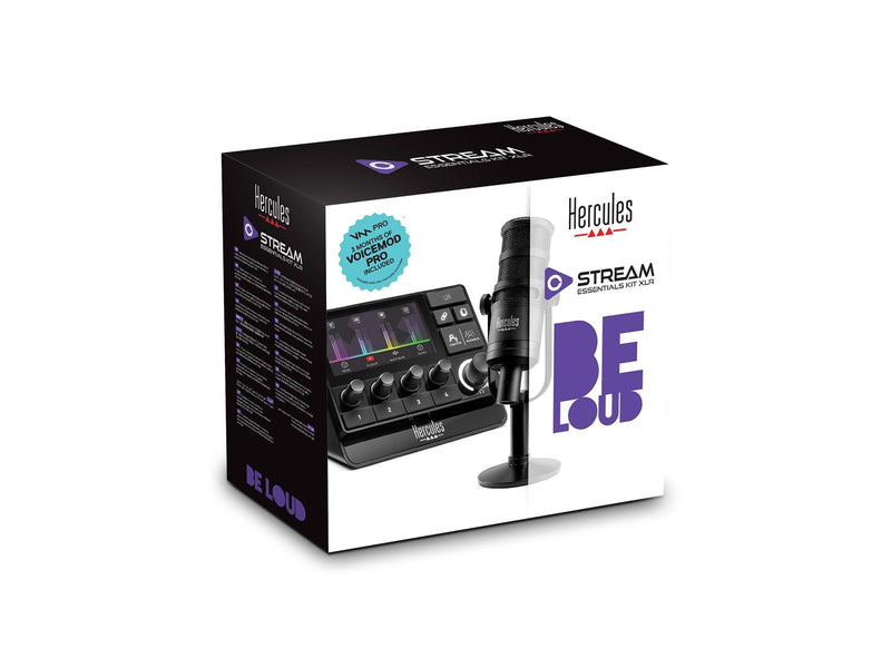 Hercules Stream Essentials Kit XLR (Stream 200 + XLR Microphone)