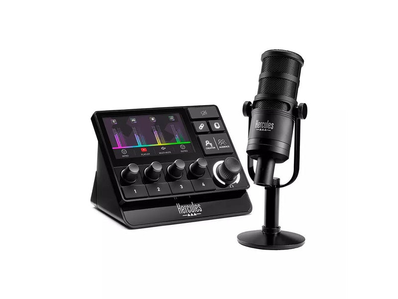 Hercules Stream Essentials Kit XLR (Stream 200 + XLR Microphone)
