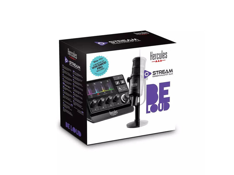 Hercules Stream Essentials Kit XLR (Stream 200 + XLR Microphone)
