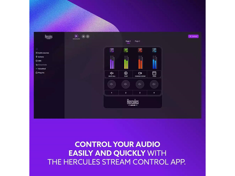 Hercules Stream Starter Kit (Stream 100 + USB Microphone)