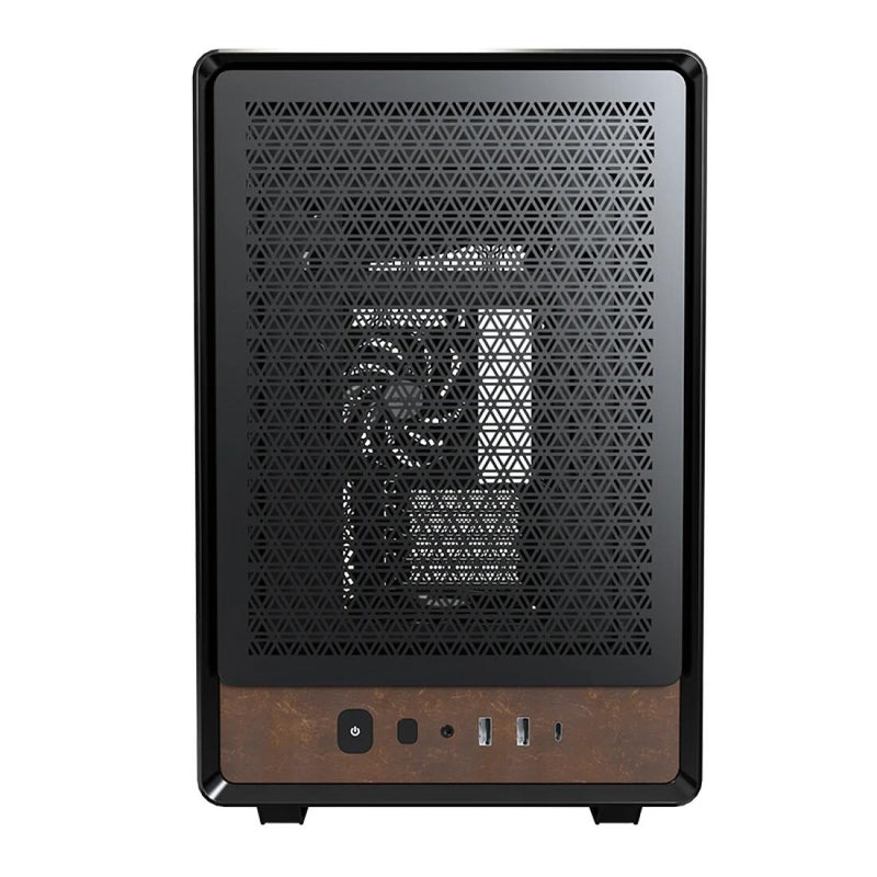 Montech PC Gehäuse Heritage Mini-Tower Schwarz / Braun