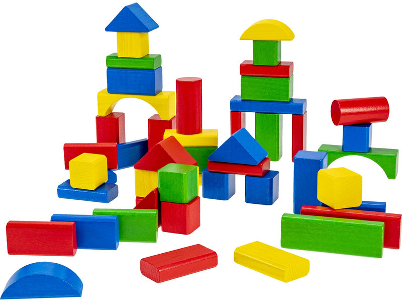 Heros Bausteine – Farbige Holzbausteine, 100 Stück
