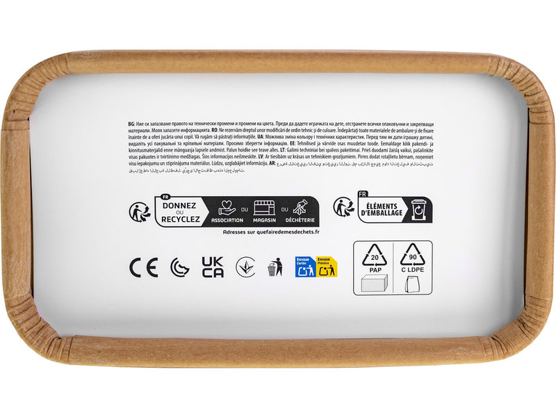 Heros Bausteine – Natur- & farbige Holzbausteine, 60 Stück