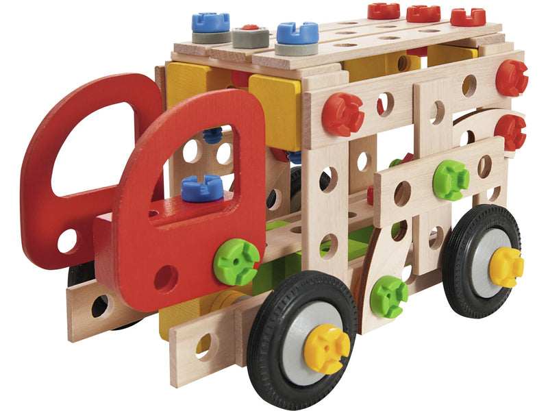 Heros Konstruktionsspielzeug – 3-in-1, Feuerwehrauto, 155 Teile
